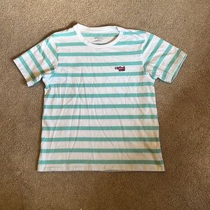 Uniqlo striped tee Keith Haring logo sprzny size small
